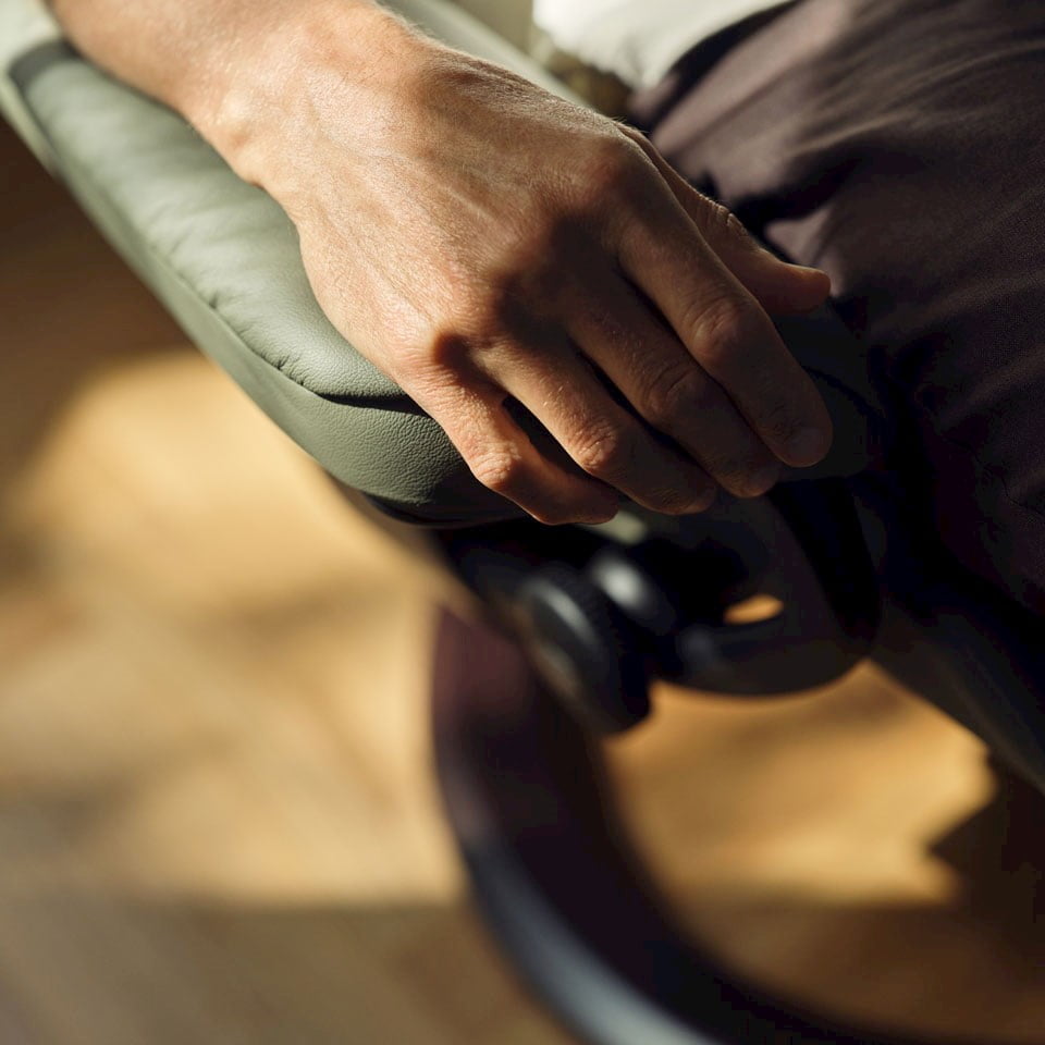 Detail of Stressless recliner