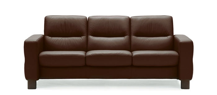 Leather Sofas Stressless Wave Lowback, Low Back Leather Sofa