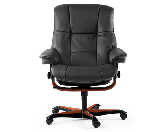 Le fauteuil de bureau Stressless Mayfair (M) by Stressless vous offre un grand confort optimisant votre efficacité au travail, pour réduire votre fatigue liée à la position assise: source de gain d'efficacité au travail !