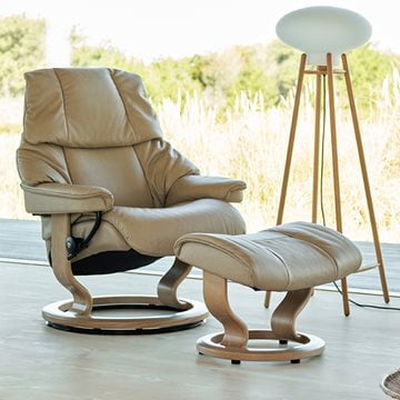 Recliner in front of window