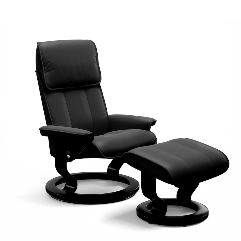 Stressless Relaxsessel Admiral M Classic BATICK Black Black