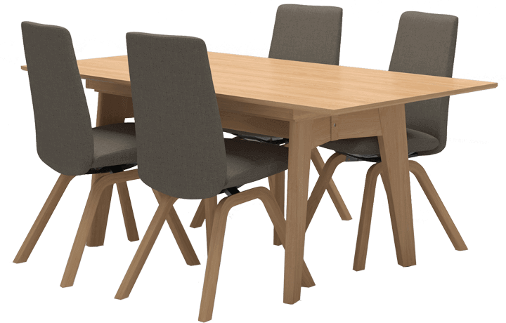 Stressless Dining Laurel low D200 Table Madeira T200