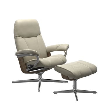 Stressless® Consul recliner with Cross base
