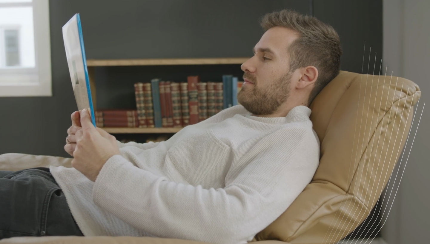 Screenshot from Stressless Plus System Recliners video
