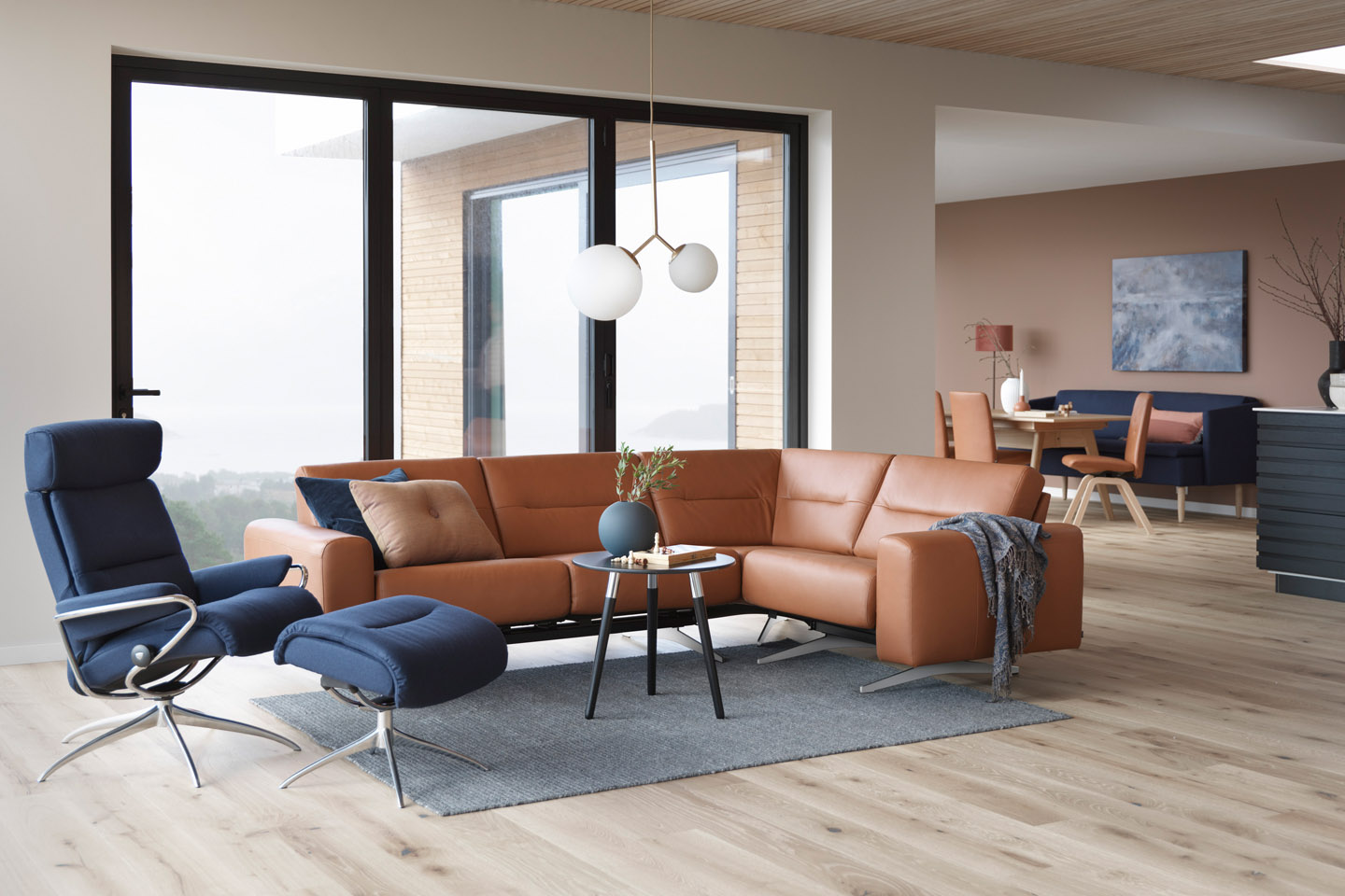Poltrona Stressless® Rome e divano Stressless® Stella