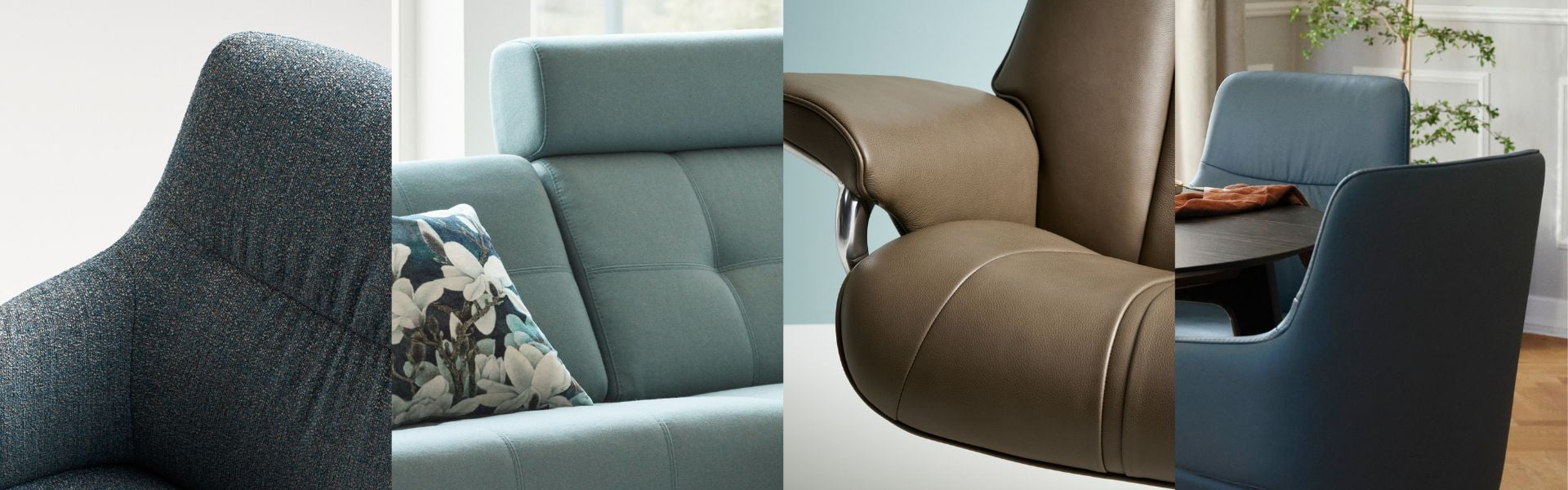 【stressless】ダークグリーン オットマン付き 心を整えてくれるカラー