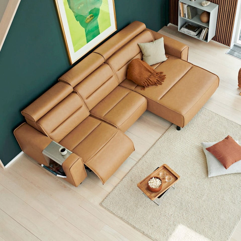 Stressless Emily motorized sofa with Long Seat