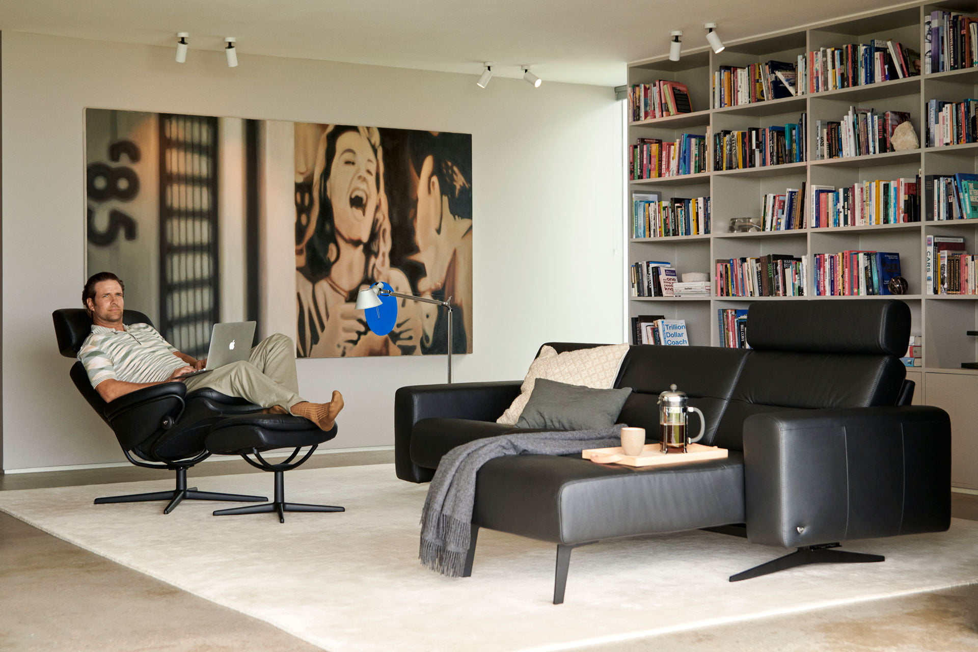思特萊斯Stressless® Rome 舒適椅和 思特萊斯Stressless® Stella 沙發